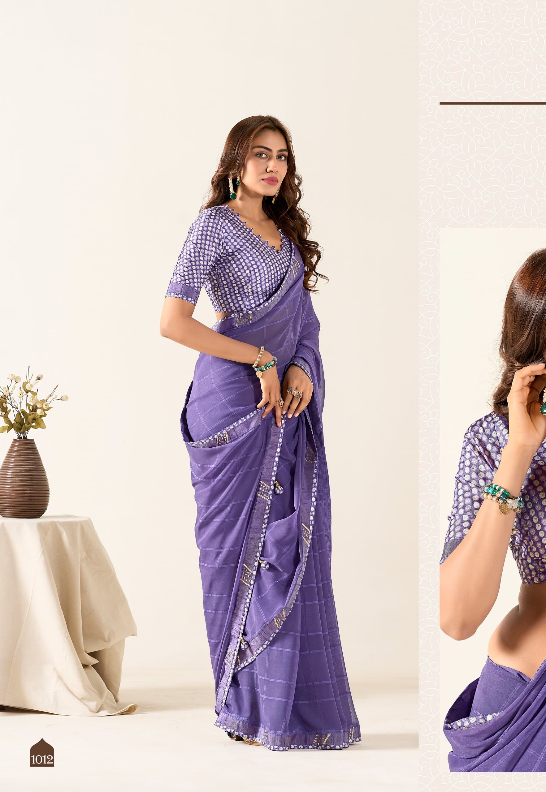 Product Image - Designer Georgette Saree: Perfect for Festive & Wedding Occasions
