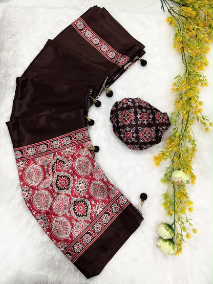 Product Image - Elegant Ajark Sarees for Every Occasion - 4