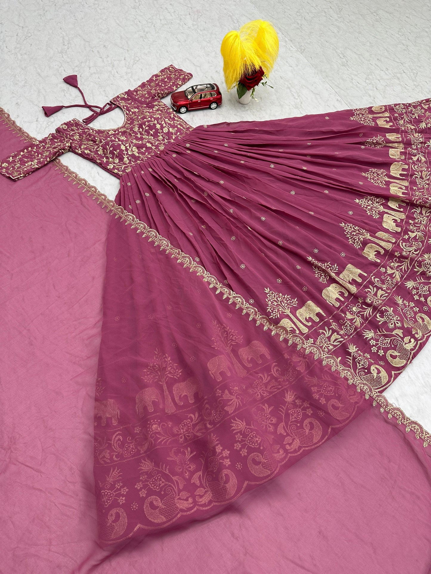 Product Image -  Designer Georgette Festival Gown