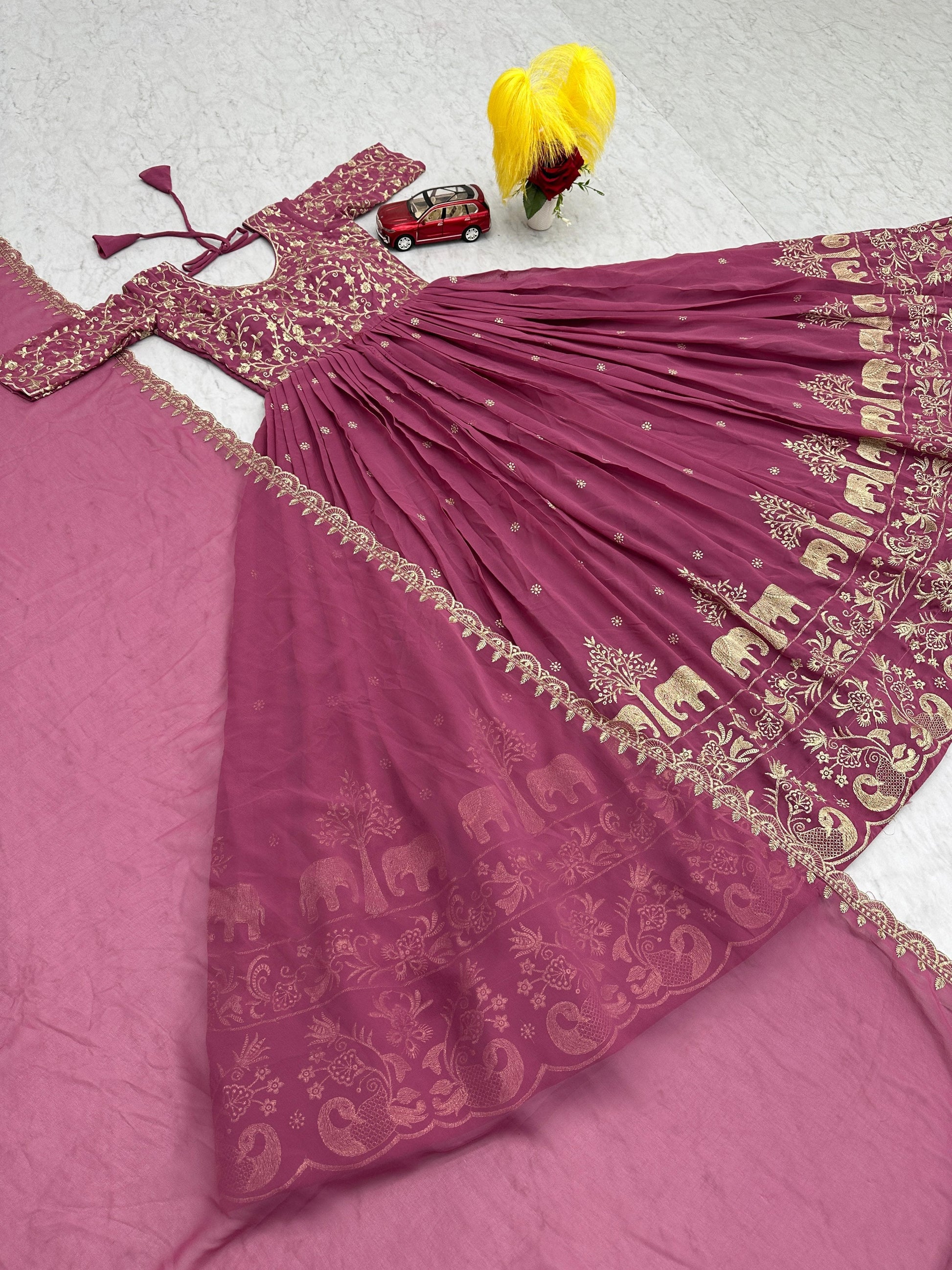 Product Image -  Designer Georgette Festival Gown
