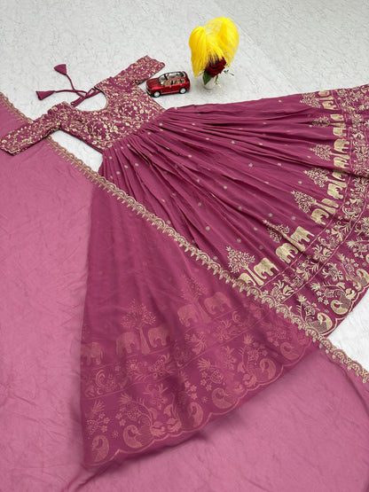 Product Image -  Designer Georgette Festival Gown