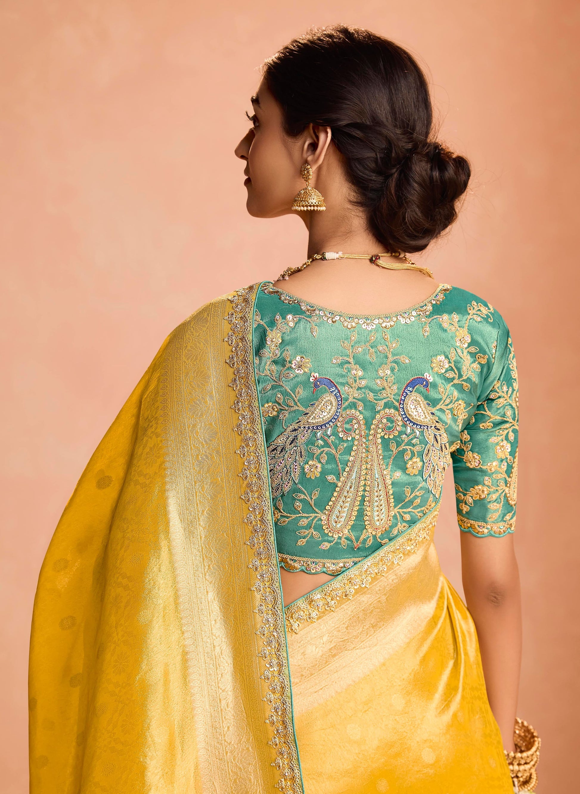 Product Image - Exquisite Soft Silk Saree with Dual Zari Weaving Design