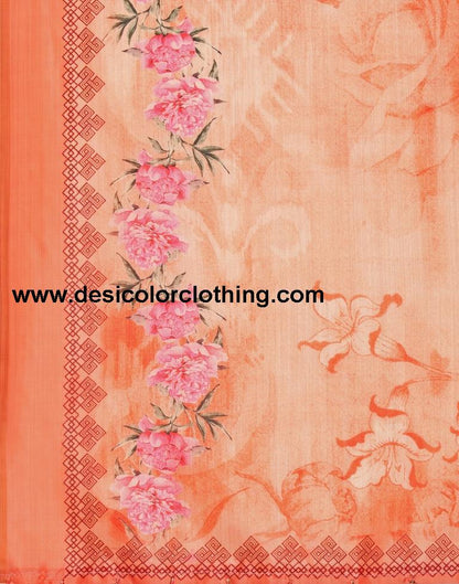 Royal Mauve Coloured Poly Silk Digital Printed Casual Wear Lehenga | SLV102L10174