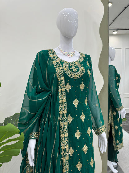 Product Image - Designer Georgette Ethnic Wear | 5813 Series Festive Attire