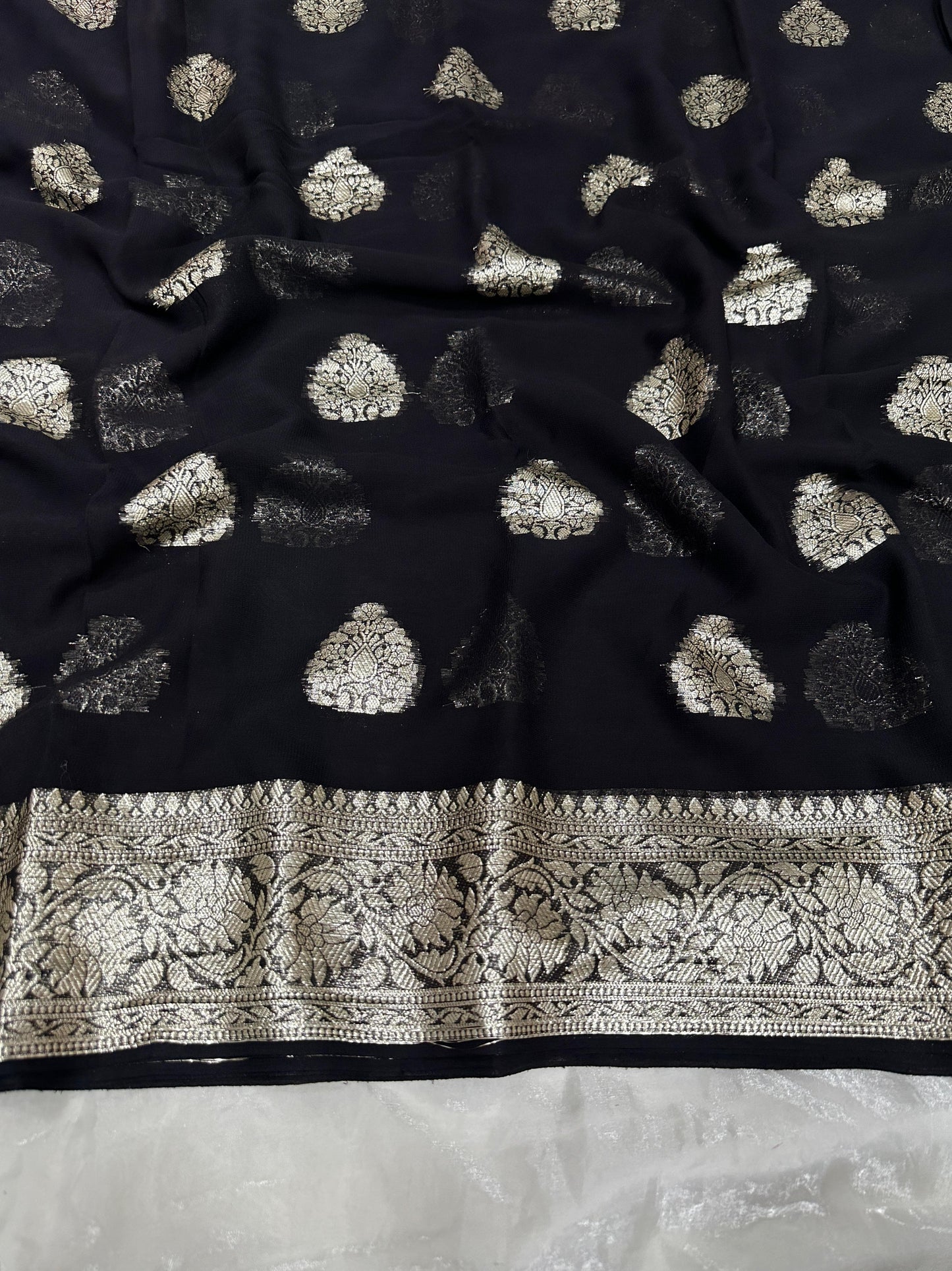 Product Image - Designer Viscose Georgette Saree