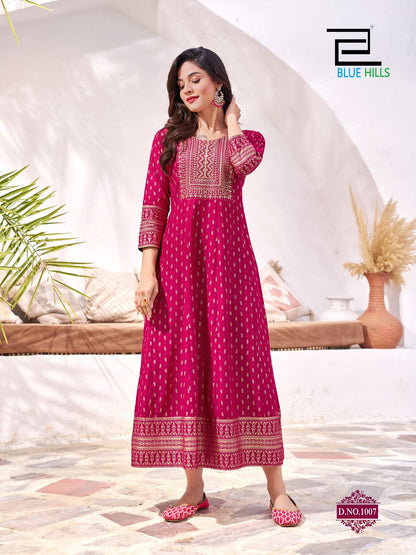 Product Image - Designer Georgette Anarkali Gown - Perfect for Festive Occasions