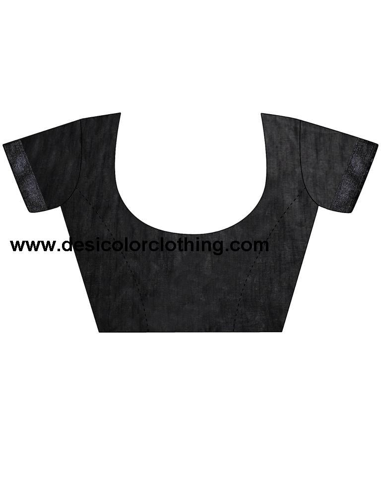 Black Georgette Saree