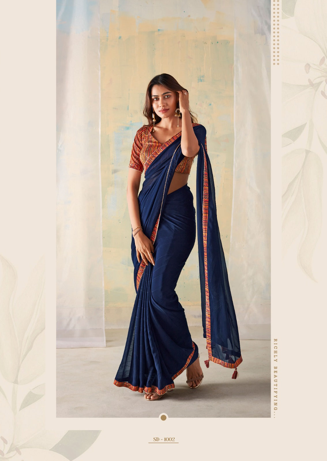 Product Image - Designer Georgette Saree: Perfect for Festive & Wedding Occasions