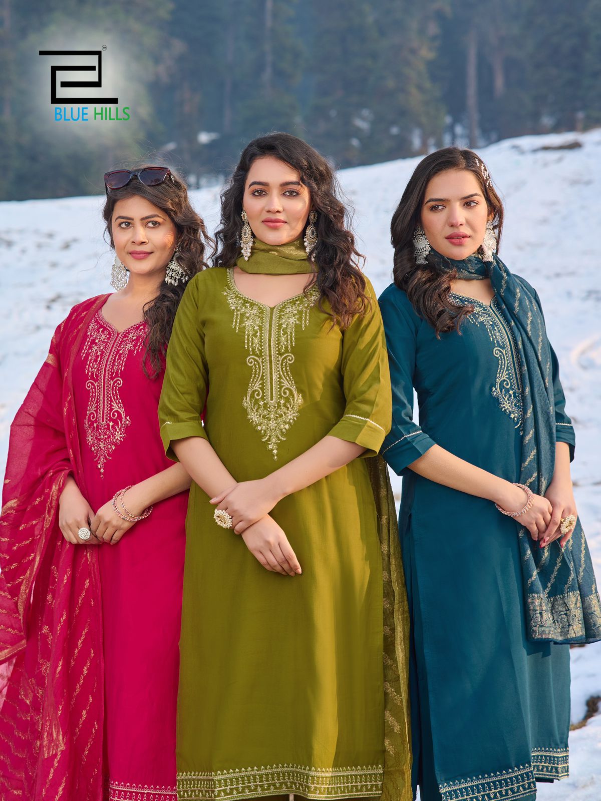 Product Image - JHANVI Vol 3 Designer Saree - Georgette Fabric, Festive Wear, Wedding Saree