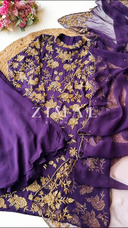 Product Image - Designer Georgette Saree - Elegant Festive Wear