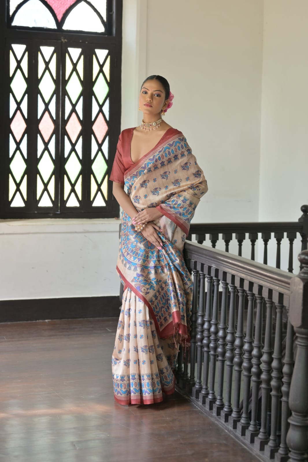 Product Image - Elegant Designer Georgette Saree for Festive Occasions