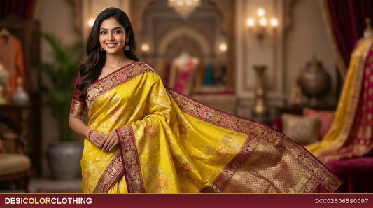 Product Image - Elegant Banarasi Soft Georgette Fancy Sarees - 1