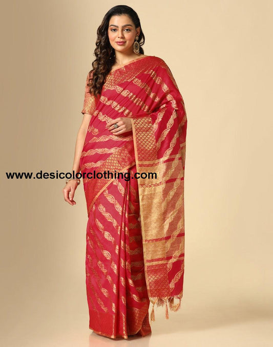 Red Silk Saree