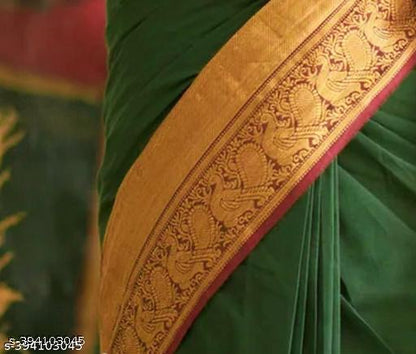Product Image - Narayana Petta Cotton Silk Saree - Elegant Wedding & Party Attire - 2