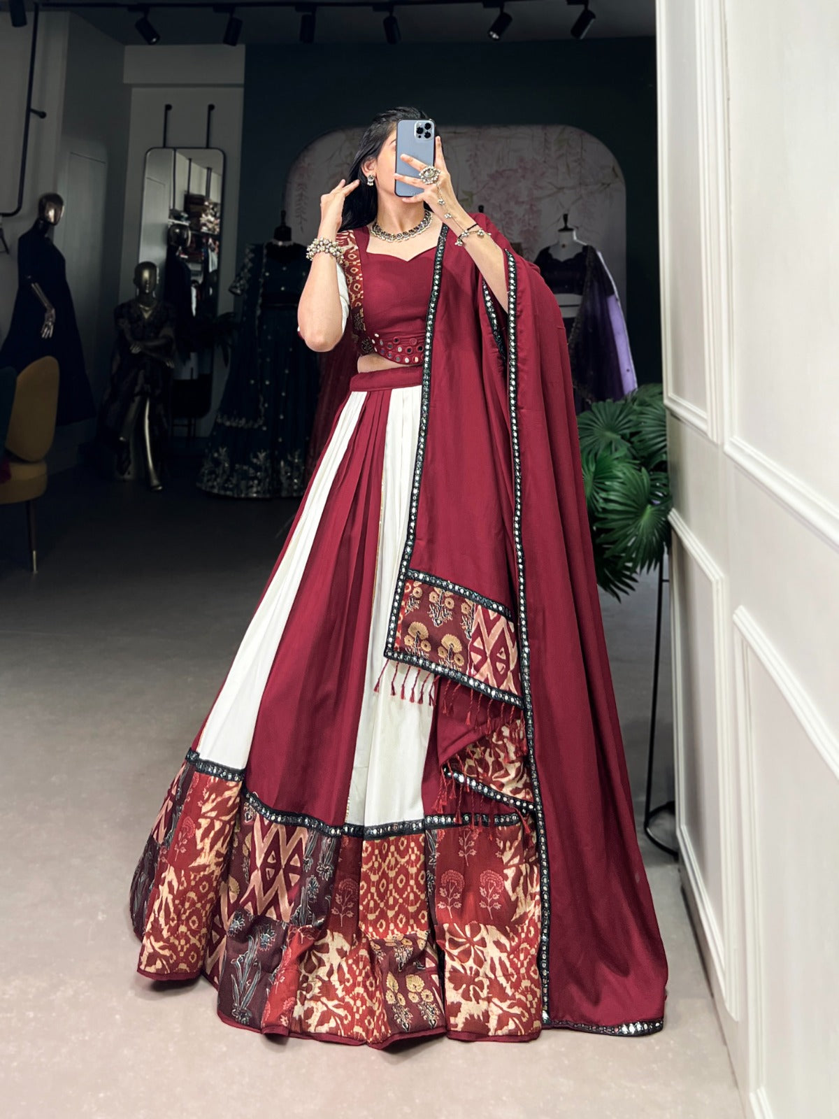 Product Image - Elegant Pure Rayon Lehenga Choli Ensemble