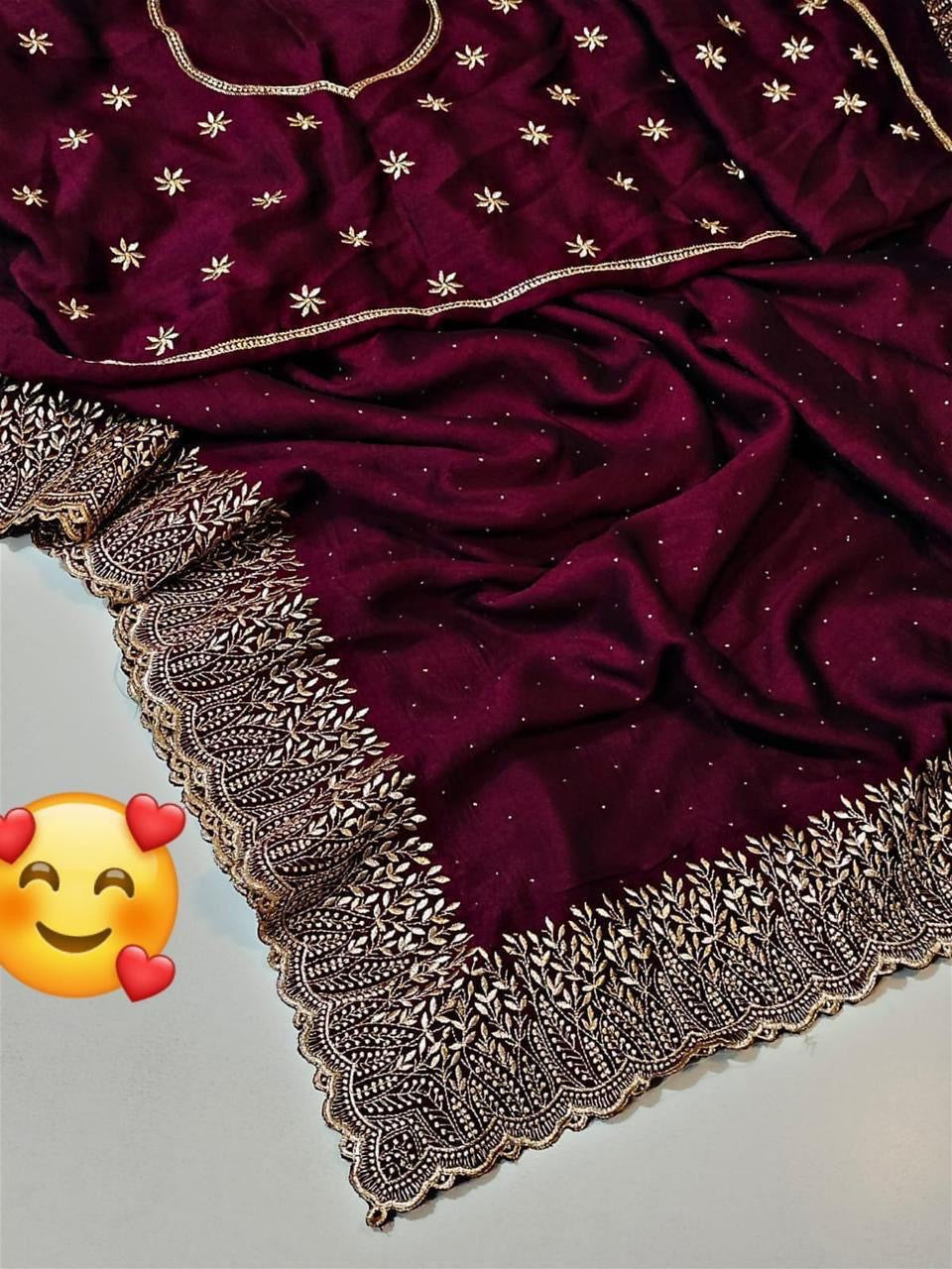 Product Image - Designer saree for wedding or party wear full trending - 2