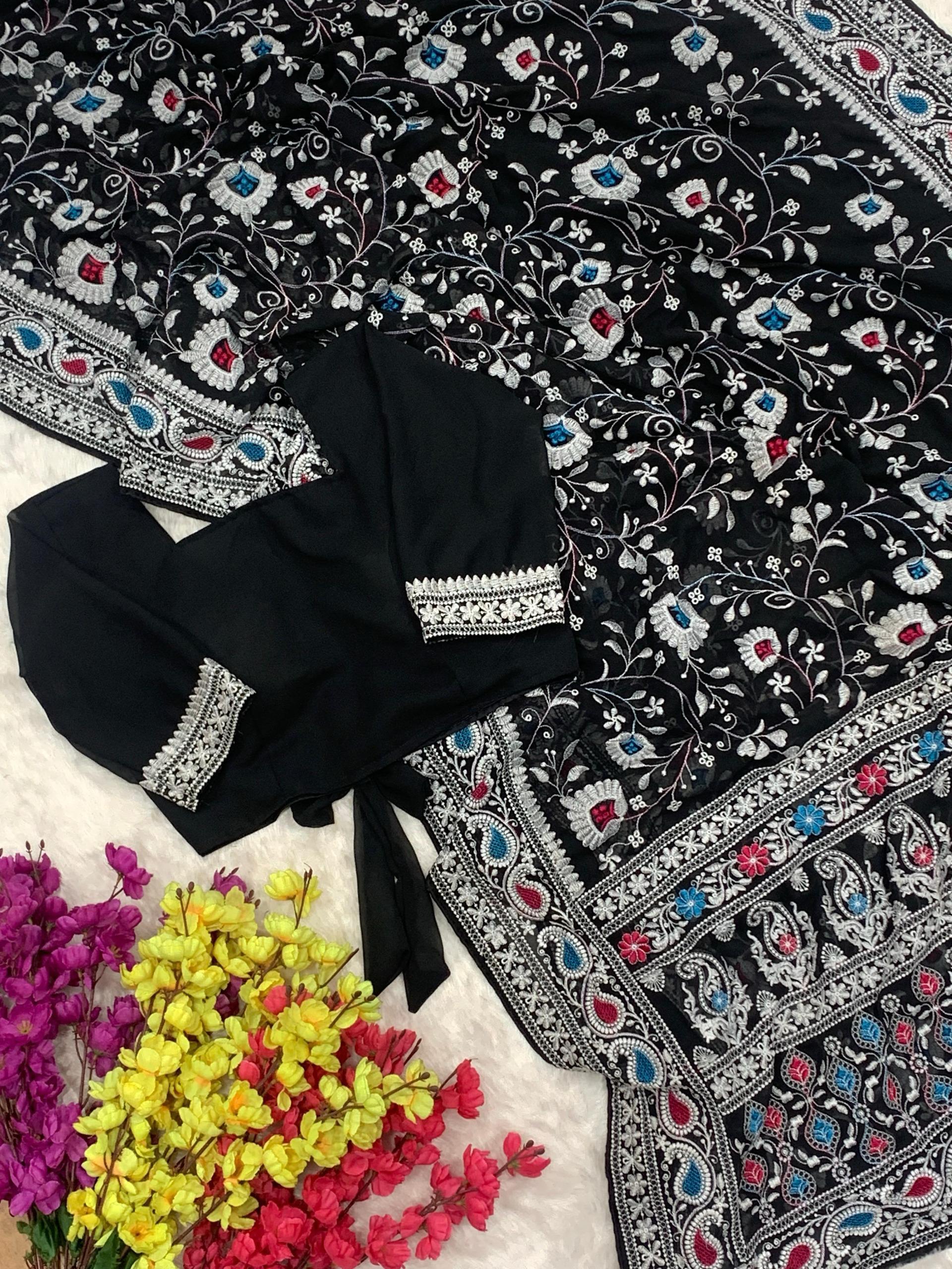 Product Image - Premium Black Queen Designer Saree