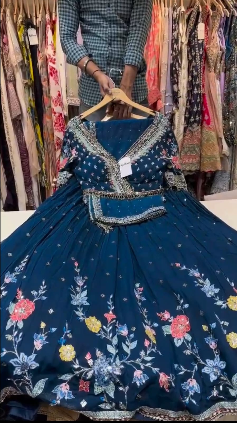 Product Image - Premium Designer Wedding Saree & Lehenga in Faux Georgette Fabric