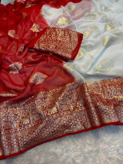 Product Image - Viscose Georgette Designer Saree