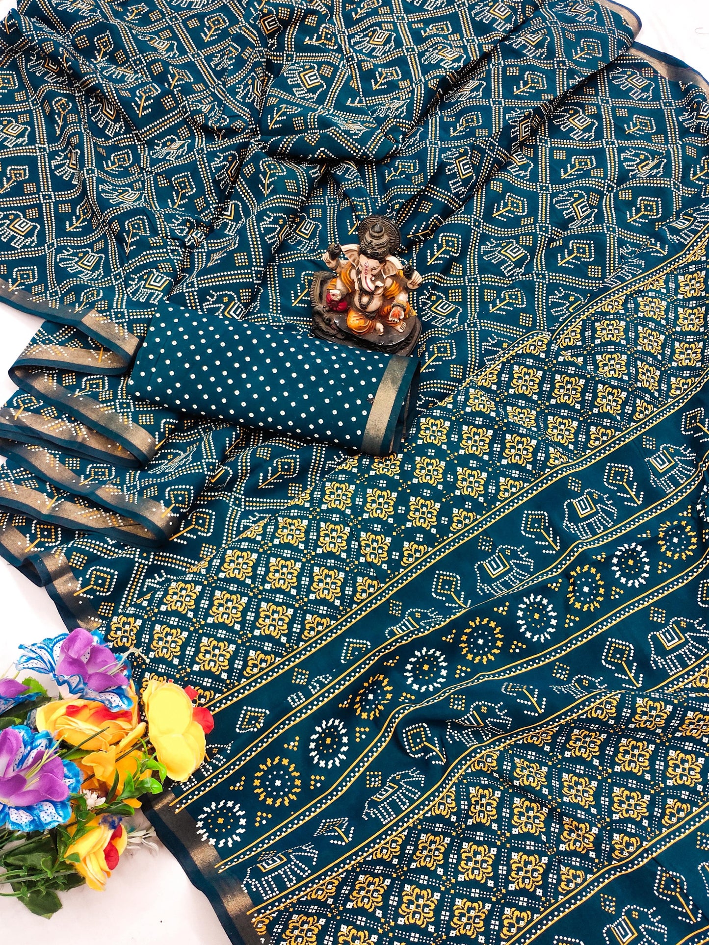 Product Image - Designer Georgette Saree - Premium Boutique Collection