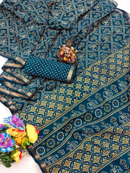 Product Image - Designer Georgette Saree - Premium Boutique Collection