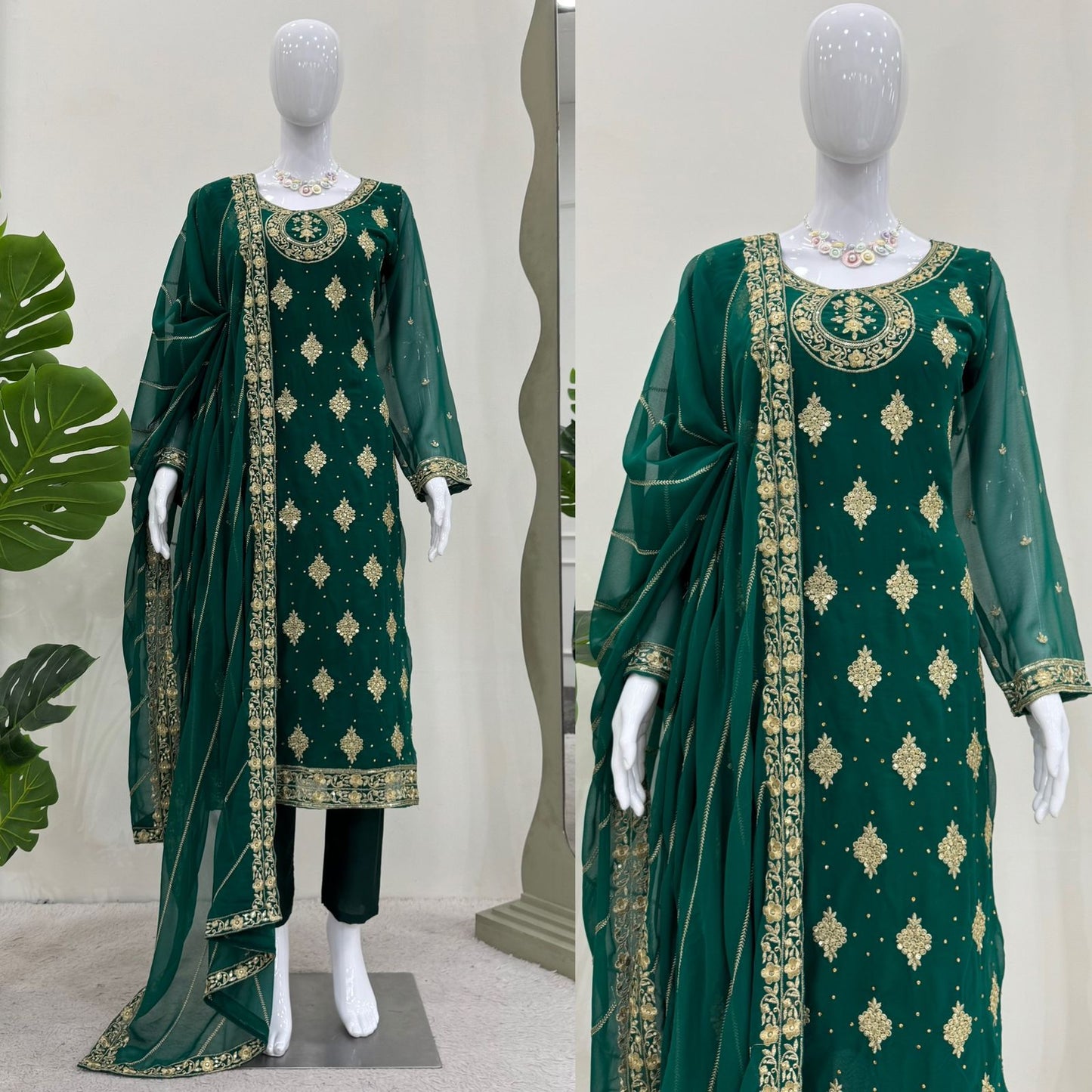 Product Image - Designer Georgette Ethnic Wear | 5813 Series Festive Attire