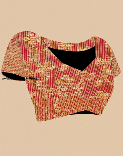 Red Banarasi Silk Saree