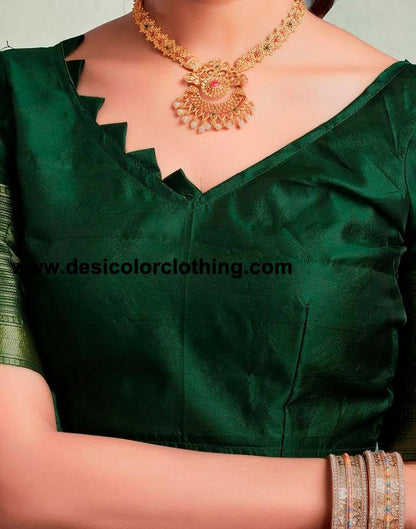 Purple Silk Woven Saree