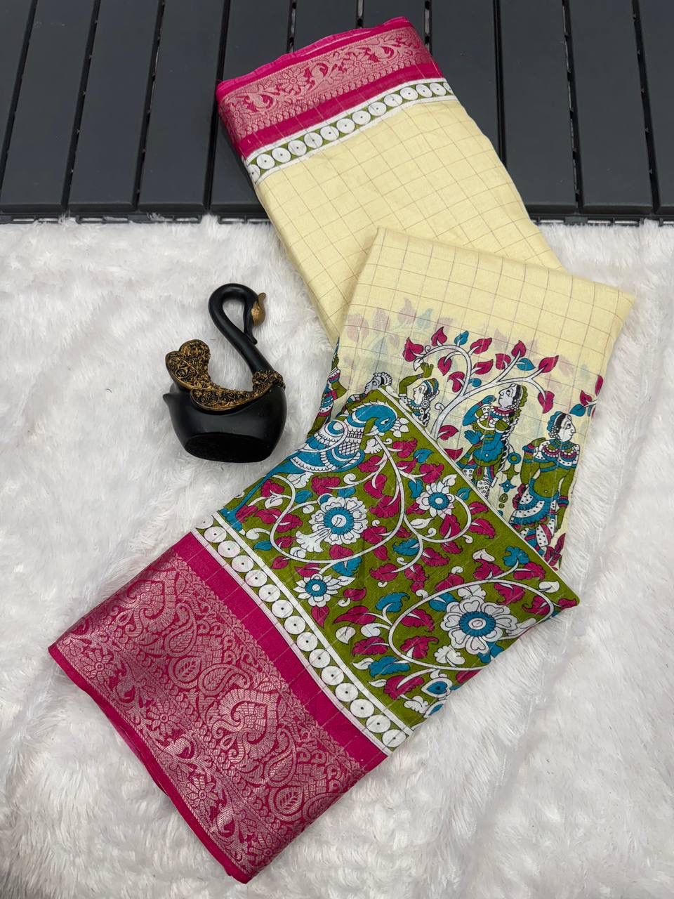 Product Image - Designer Mangalagiri Dola Sarees