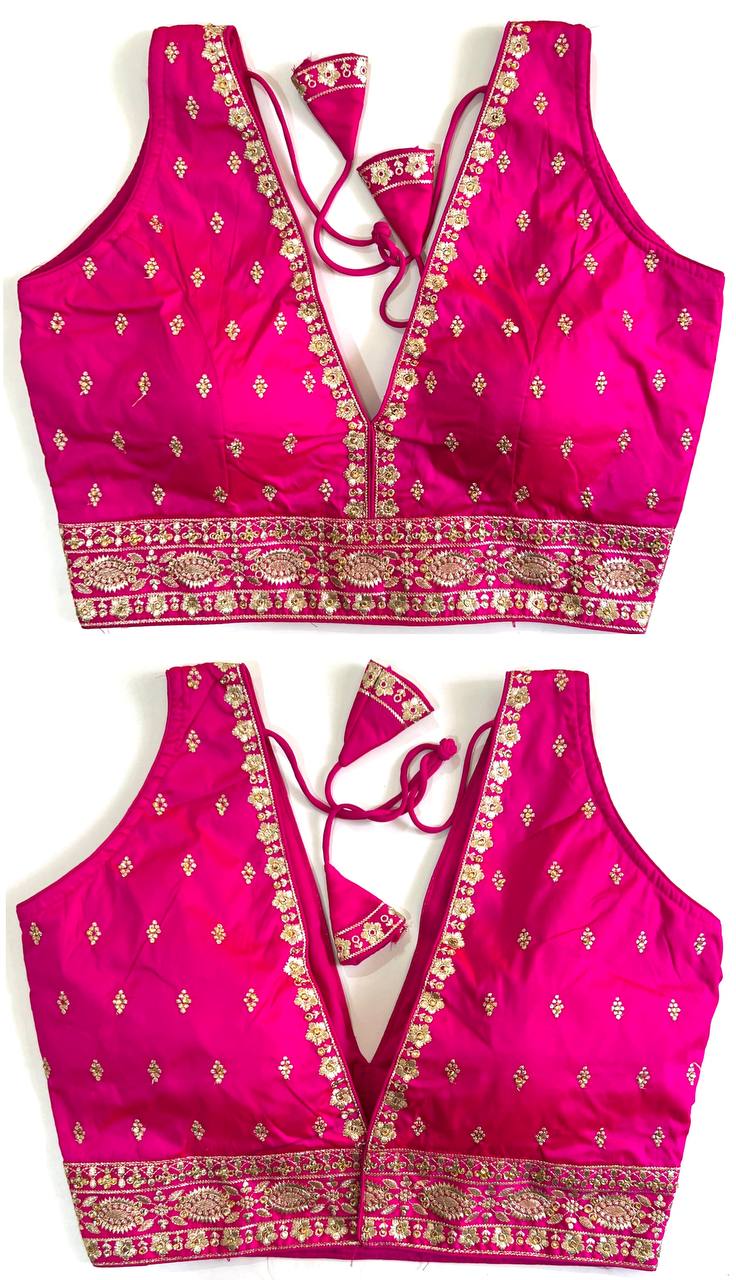 Product Image - Designer Blouse KUNJ - Ethnic Wear in Heavy Silk
