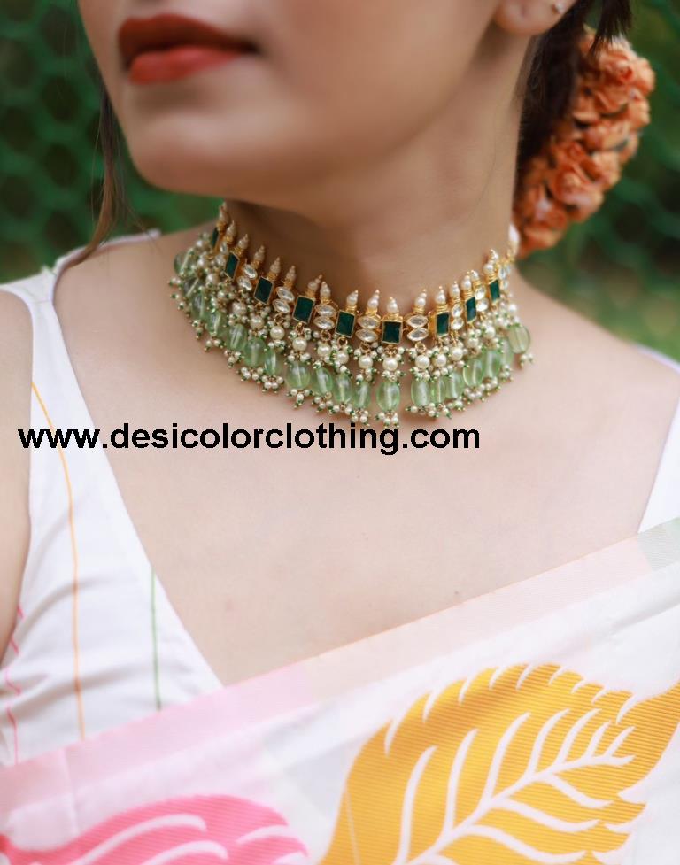 White Silk Woven Sarees