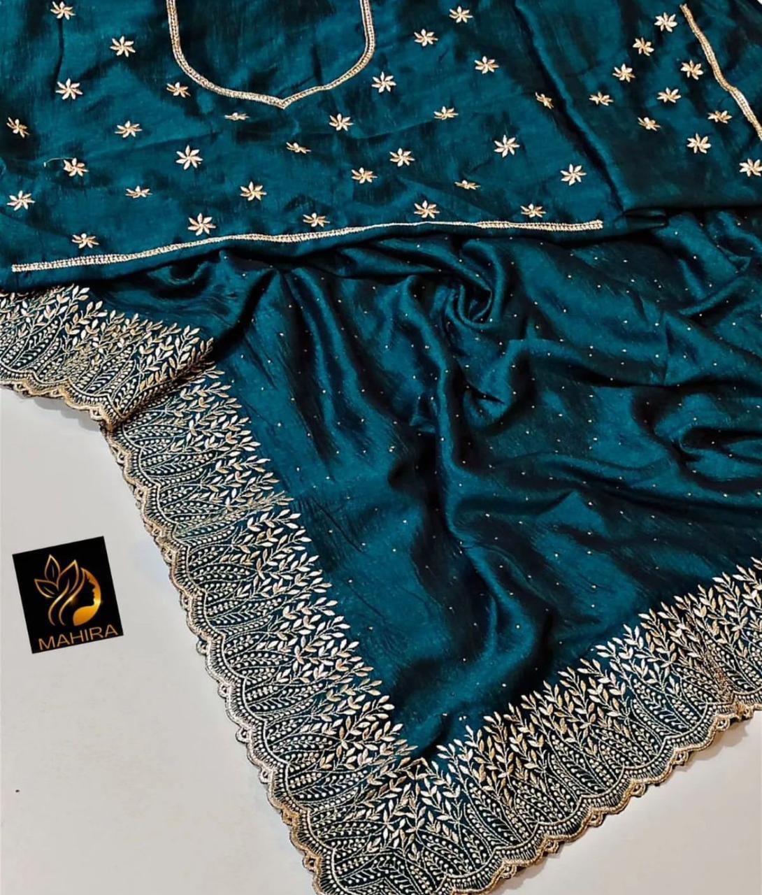 Product Image - Designer saree for wedding or party wear full trending - 1