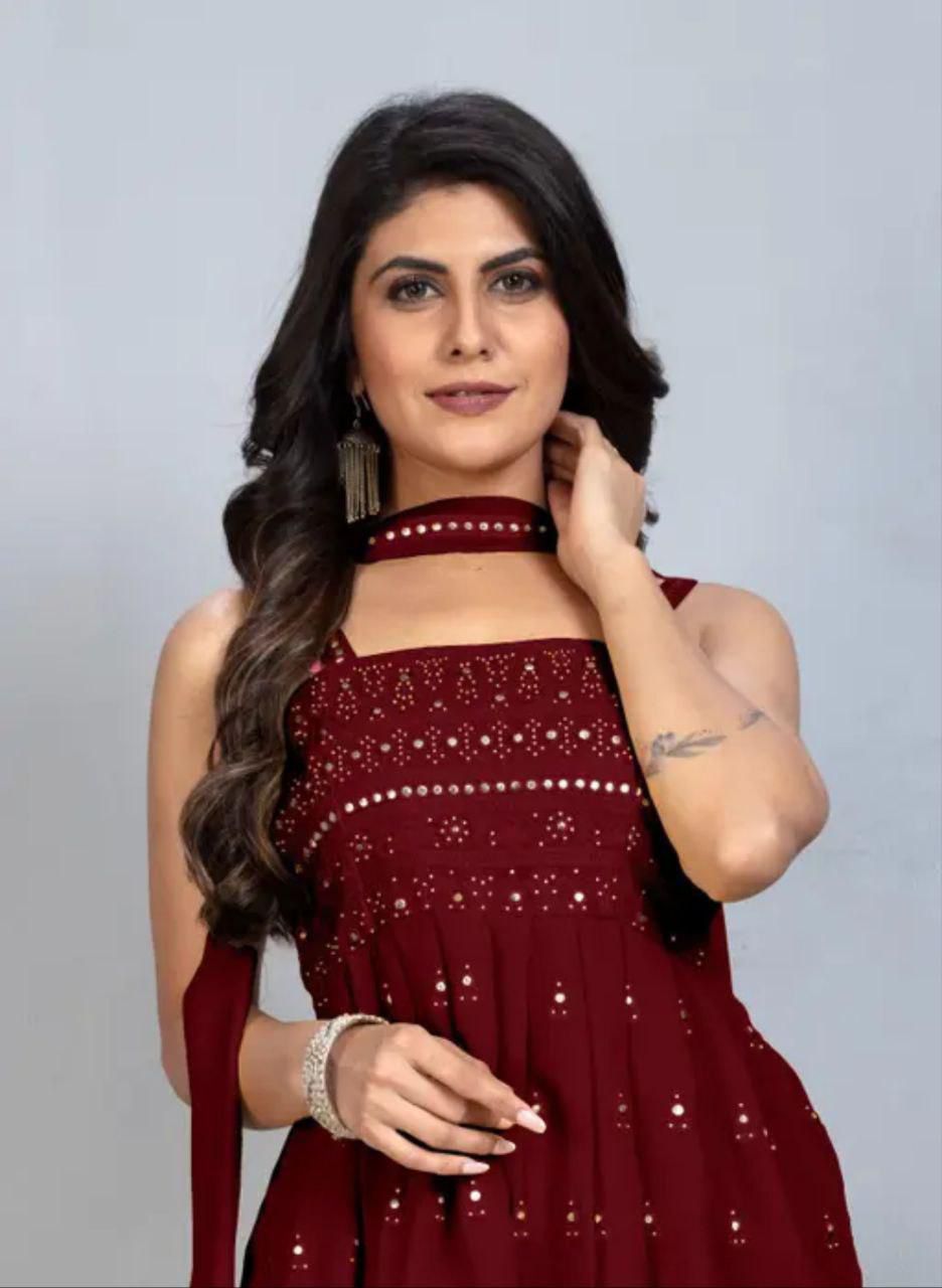 Product Image - Elegant Wedding Saree - Designer Fox Georgette