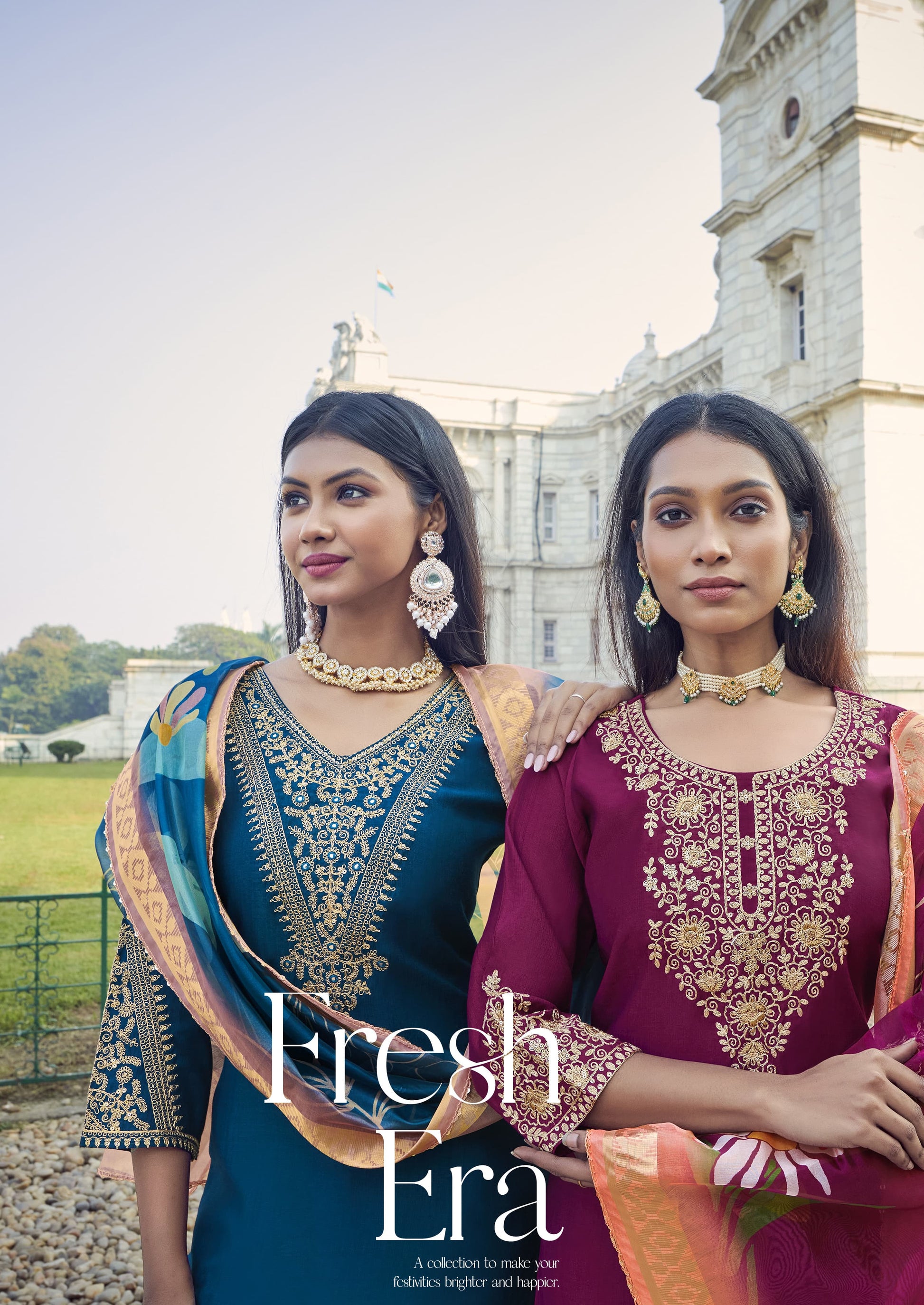 Product Image - Elegant VEDA Designer Saree - Premium Festive Attire