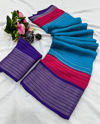 Product Image - Designer Saree: Premium Festive and Wedding Outfit