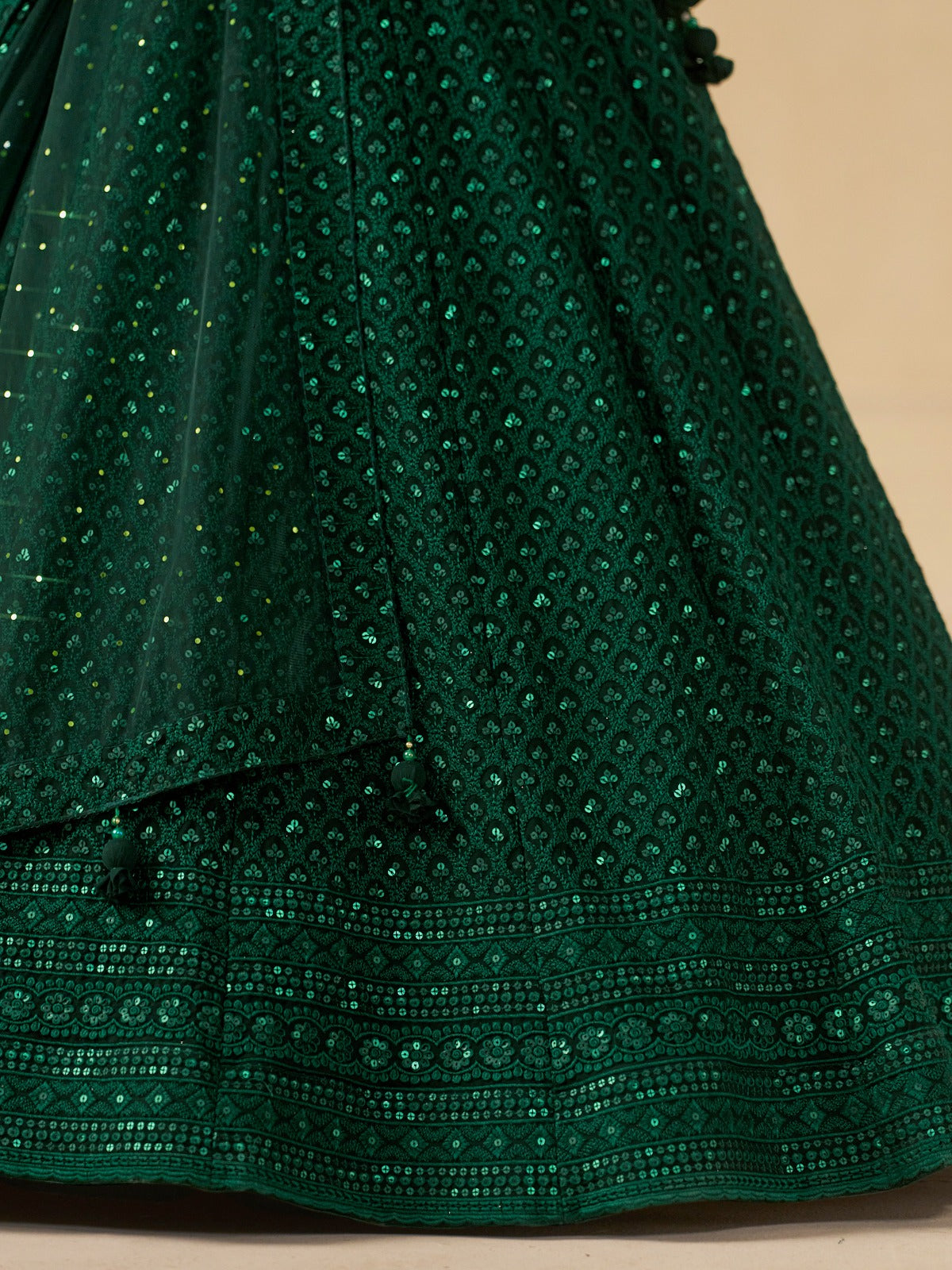 Product Image - Blue Georgette Bridesmaid Lehenga Choli