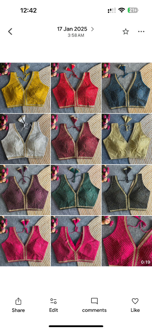 Product Image - Elegant Designer Blouses for Effortless Style - 1