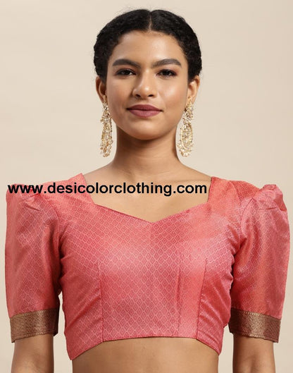 Rose Pink Organza Saree