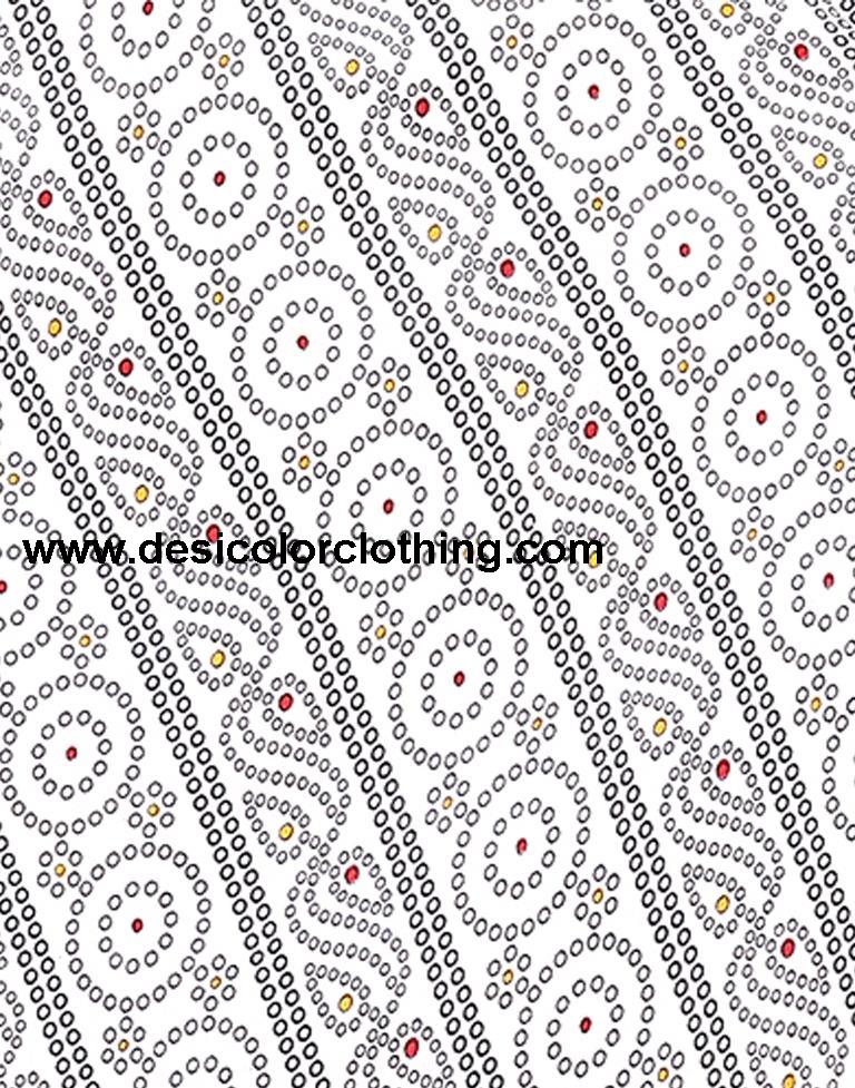 Black Printed Cotton Unstitched Salwar Suit Material