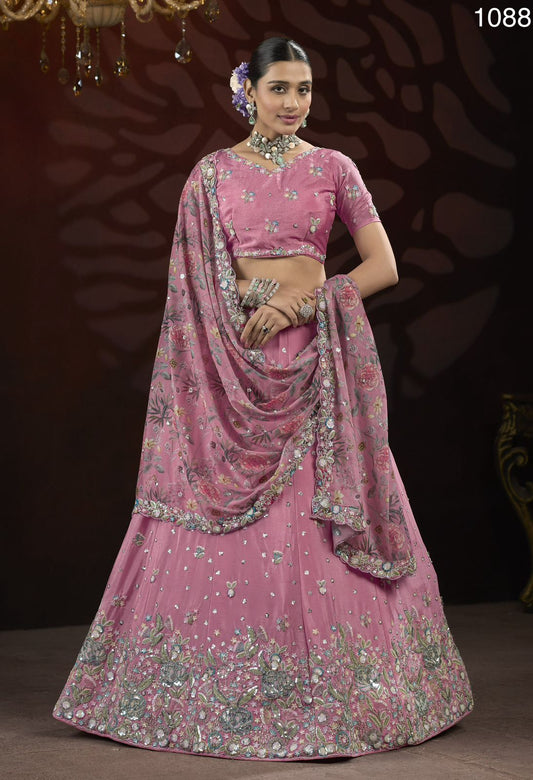 Product Image - Elegant Designer Embroidery Georgette Dupatta for Festive Wear