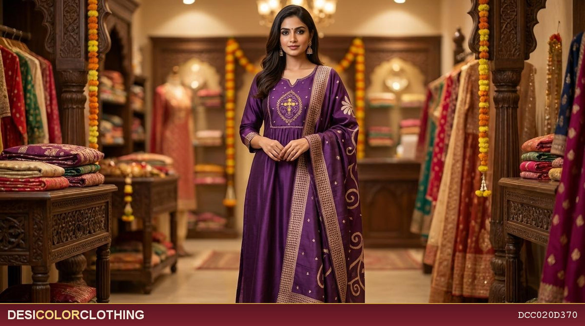 Product Image - Beautiful anrakali for party wear mal cotton - 3