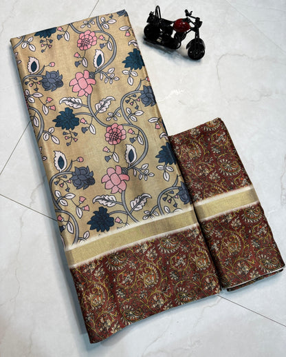 Product Image - Designer Kalamkari Cotton Silk Saree