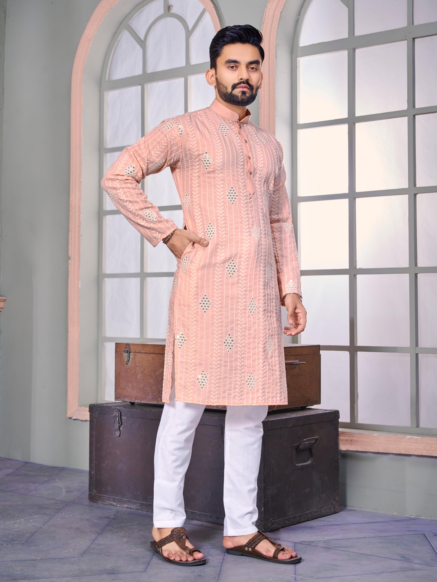 Product Image - Ethnic Men's Kurta - Classic Choice for Every Occasion