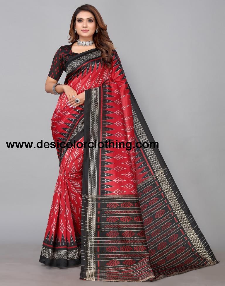 Red Silk Saree