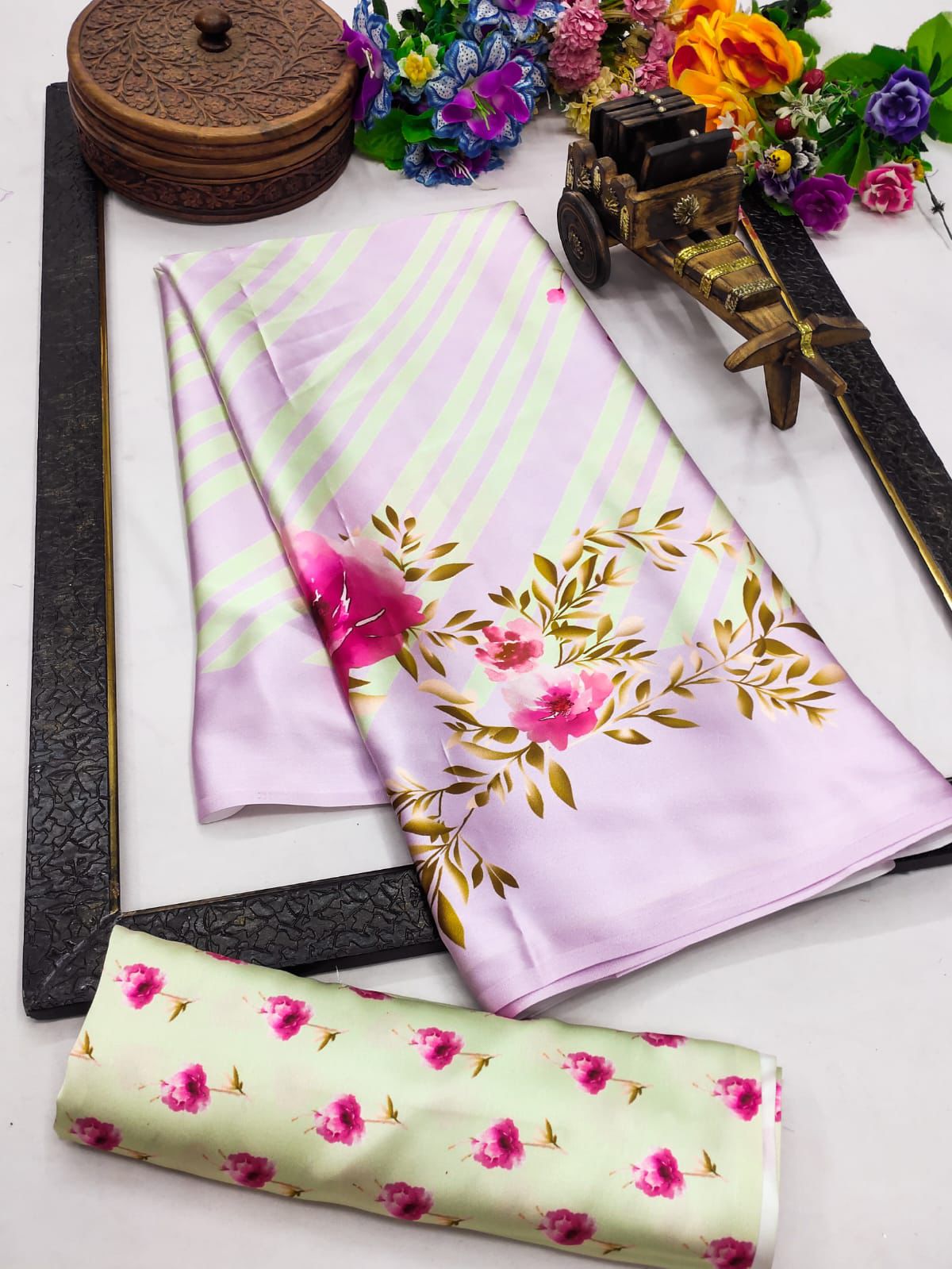 Product Image - Designer Georgette Saree for Festive and Wedding Wear