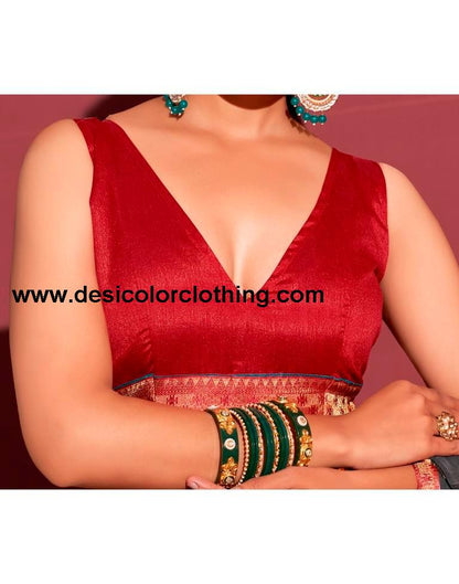 Dark Grey Chiffon Printed Saree