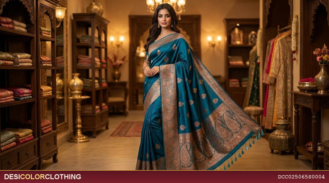 Product Image - Elegant Banarasi Georgette Fancy Sarees - 2