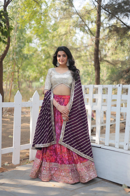 Product Image - Designer Georgette Lehenga Choli | Exquisite Festive Attire