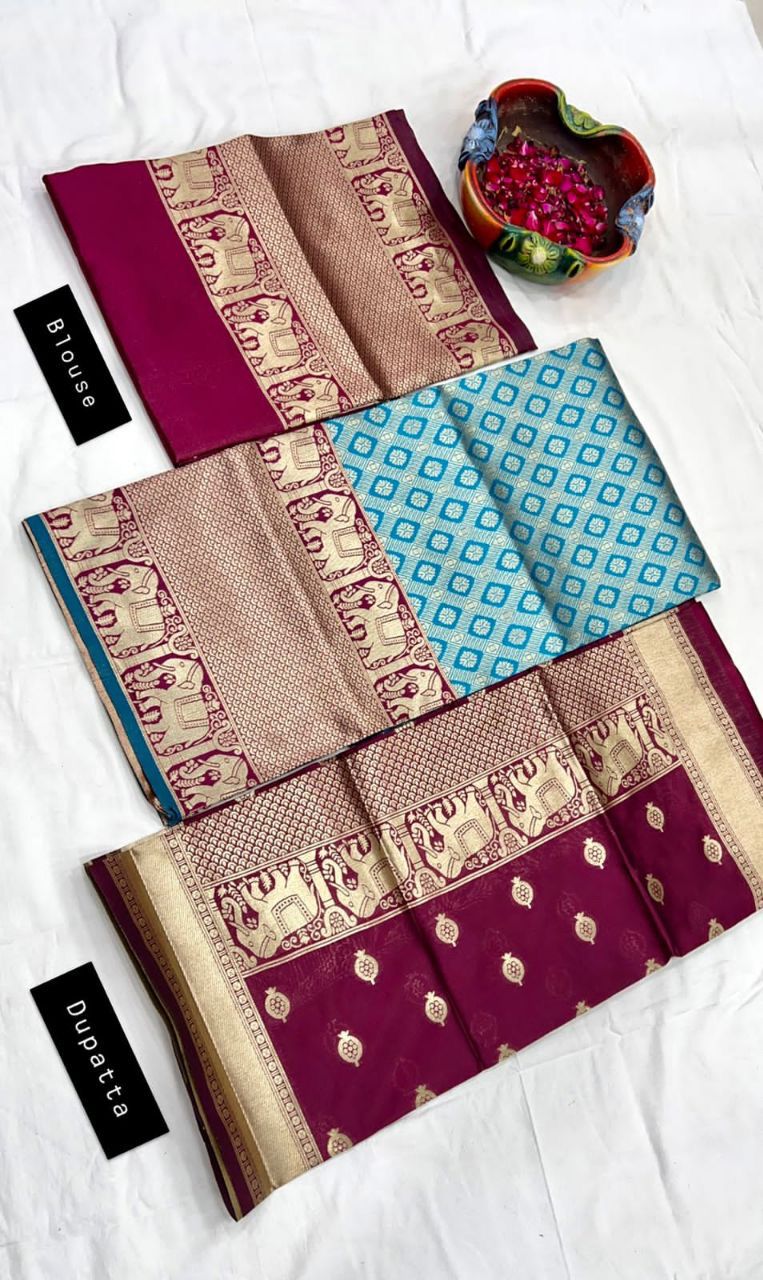 Product Image - Elegant Designer Saree - Georgette Fabric, Festive Wear, Wedding Outfits
