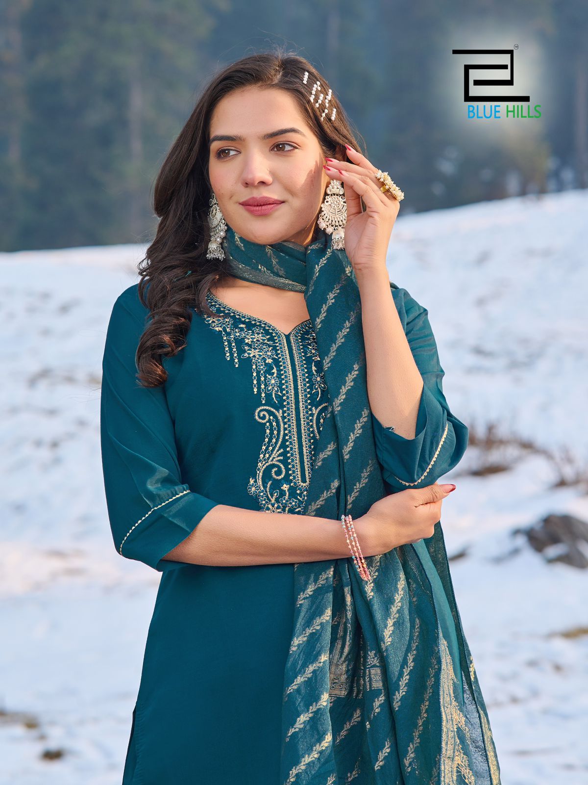 Product Image - JHANVI Vol 3 Designer Saree - Georgette Fabric, Festive Wear, Wedding Saree